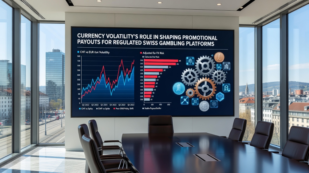 Data visualization of exchange rate fluctuations and their correlation with promotional payout volumes on Swiss platforms